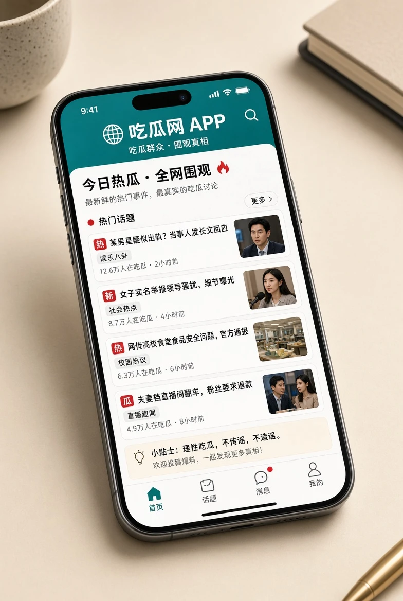 吃瓜网吃瓜网APP主题影像